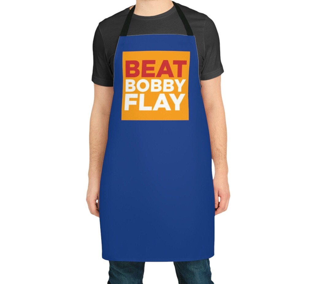 Beat Bobby Flay Inspired Apron Cooking BBQ Christmas Holiday Birthday