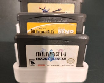 Soporte de cartucho de Gameboy/Gameboy Advance de 3 niveles