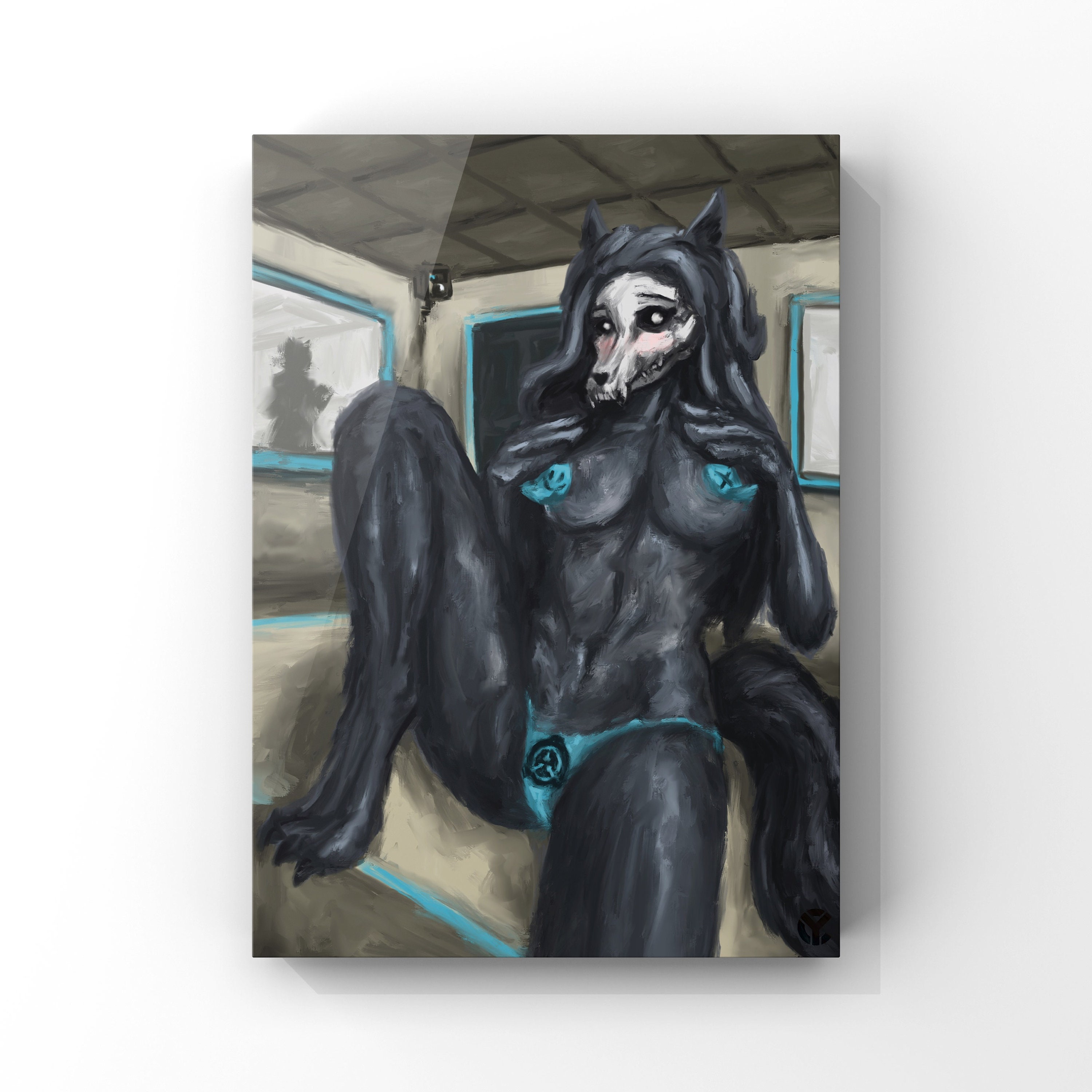 SCP 1471 Mal0 Furry Art Print Furry Poster SCP Containment 