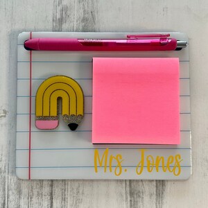 Teacher Sticky Note Holder