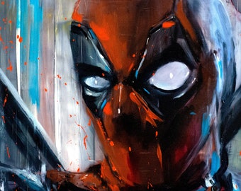 Deadpool Art Print: Signed Giclée, Ryan Reynolds Fan Gift (8x10)