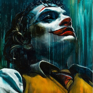 Joker Art Print: Joaquin Phoenix, Signed Giclée (8x10)