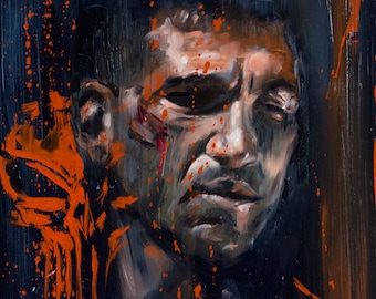 Punisher Jon Bernthal Art Print: Signed Giclée, 8x10"