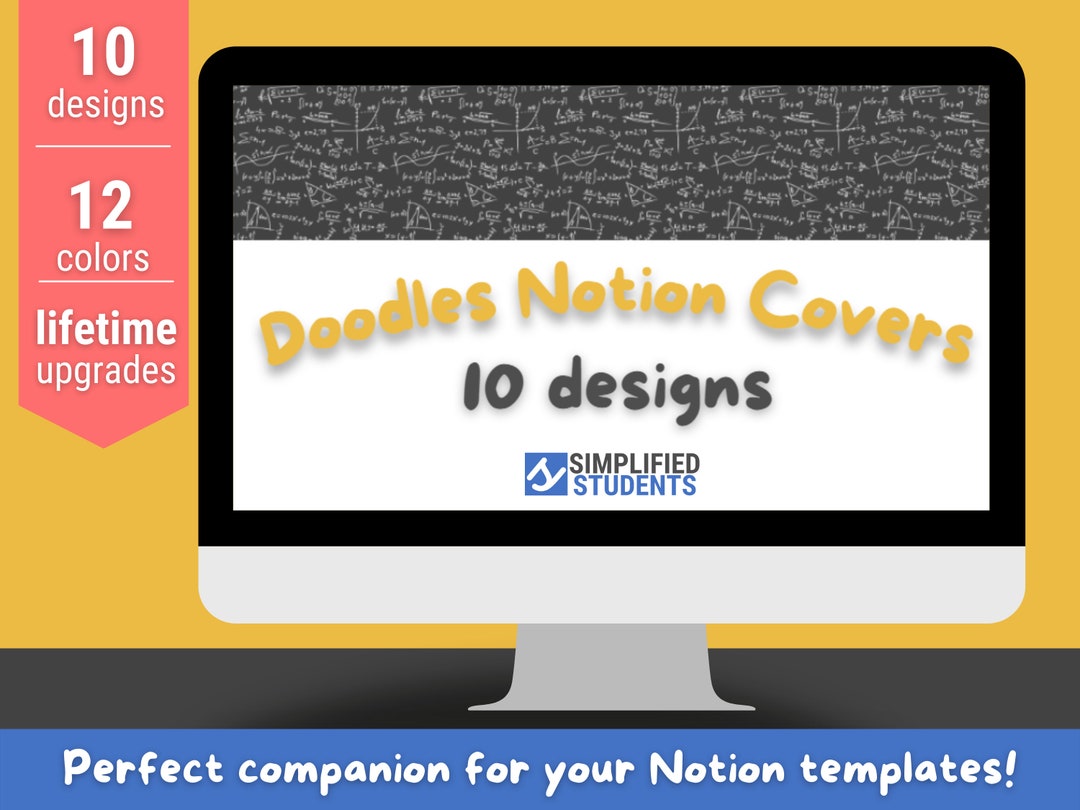 Notion Cover Images for Your Notion Template | Doodle Background ...