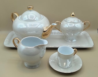 I. Godinger & Company lusterware theepotset