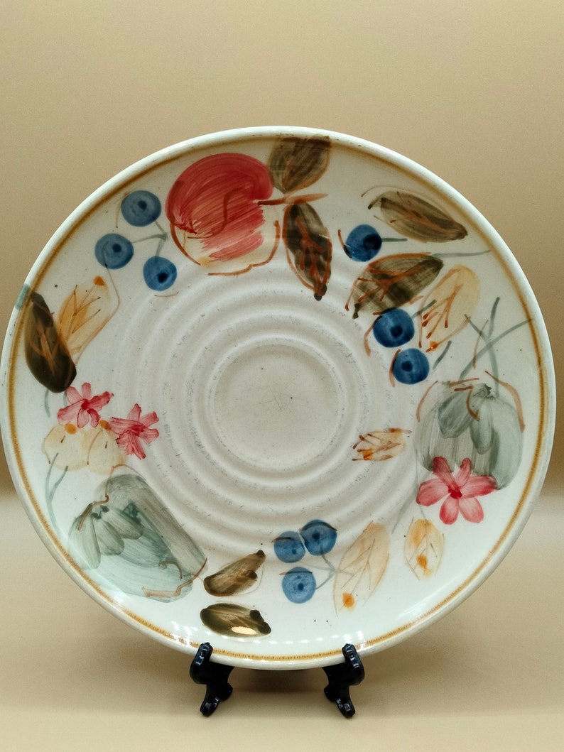 Vintage Everyday Gibson Ocean Fruit Salad Side Plates Hand Etsy