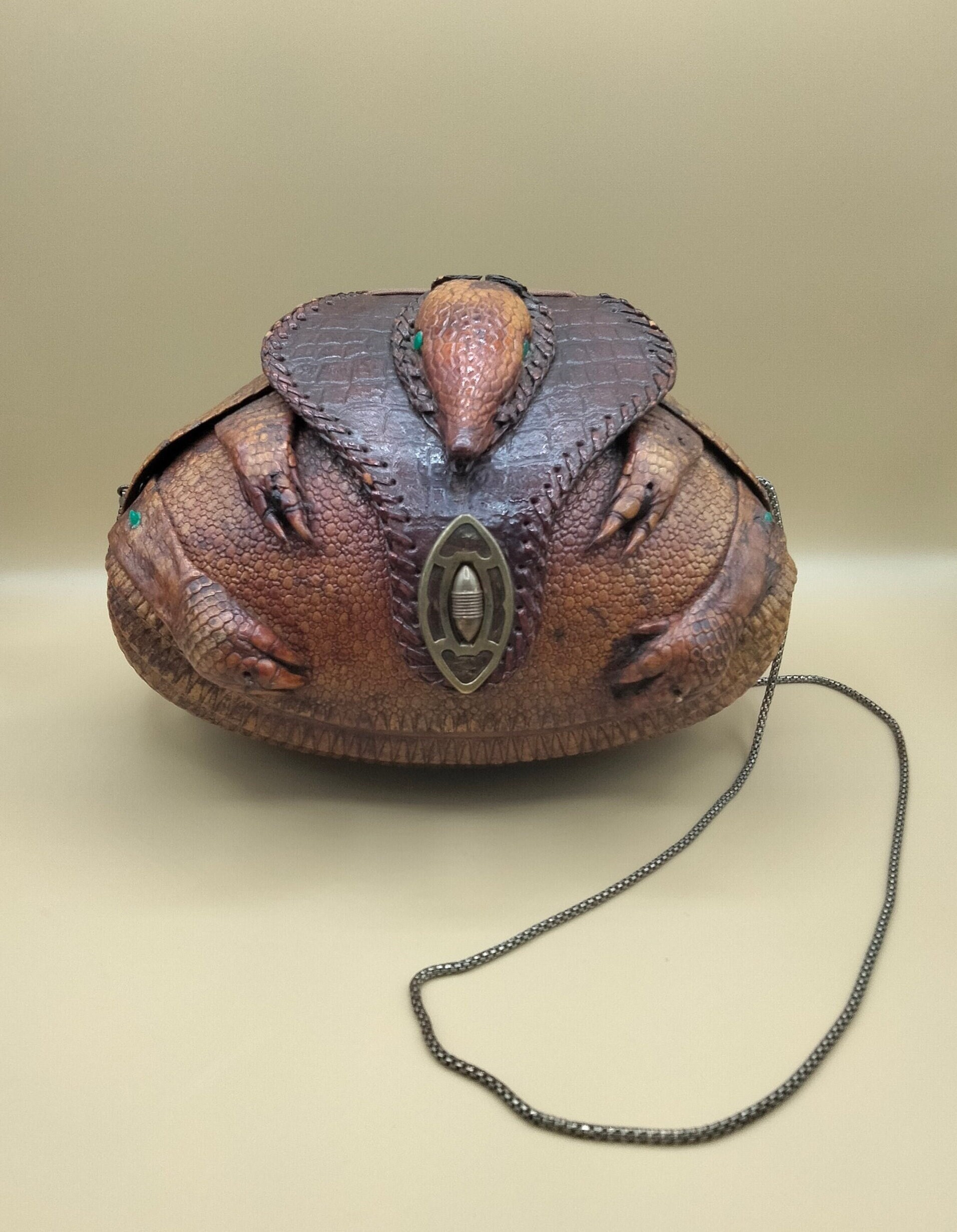 Vintage Armadillo Purse Taxidermy Etsy