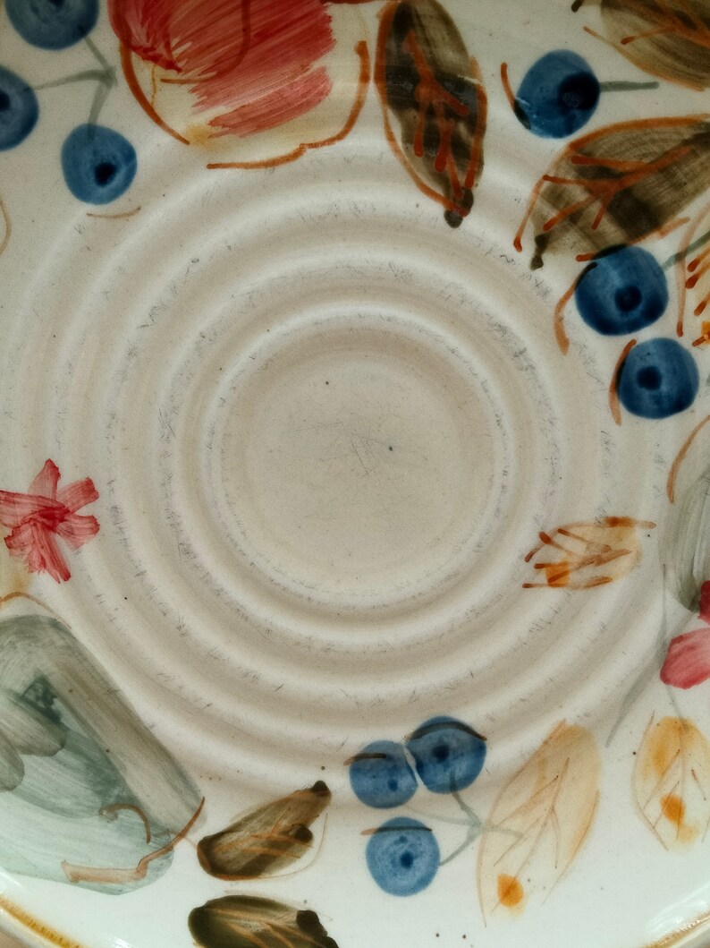 Vintage Everyday Gibson Ocean Fruit Salad Side Plates Hand Etsy