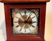 Vintage Strausbourg Manor Westminster chimes mantle clock MWMT Thailand