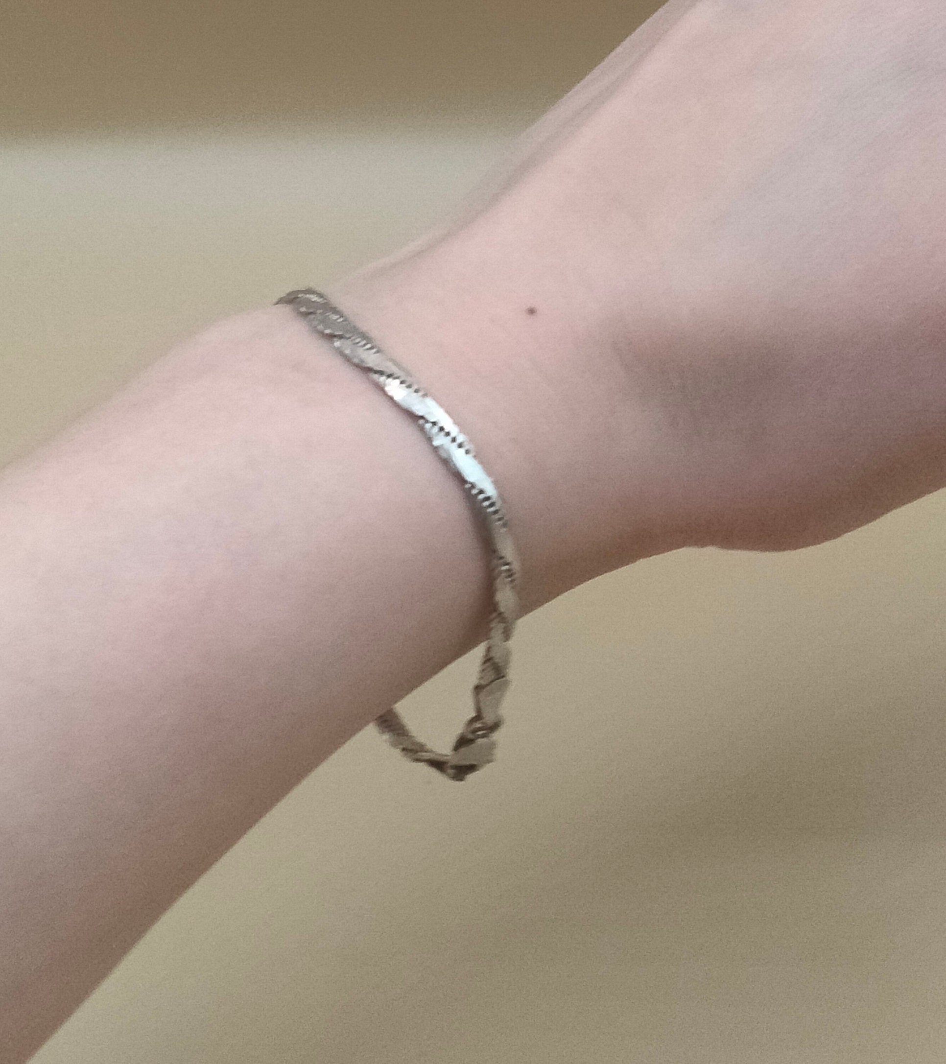 925 Sterling Silver Italy Chain Bracelet Braid - Etsy