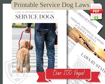Lois et réglementations sur les chiens d'assistance par État (téléchargement PDF)