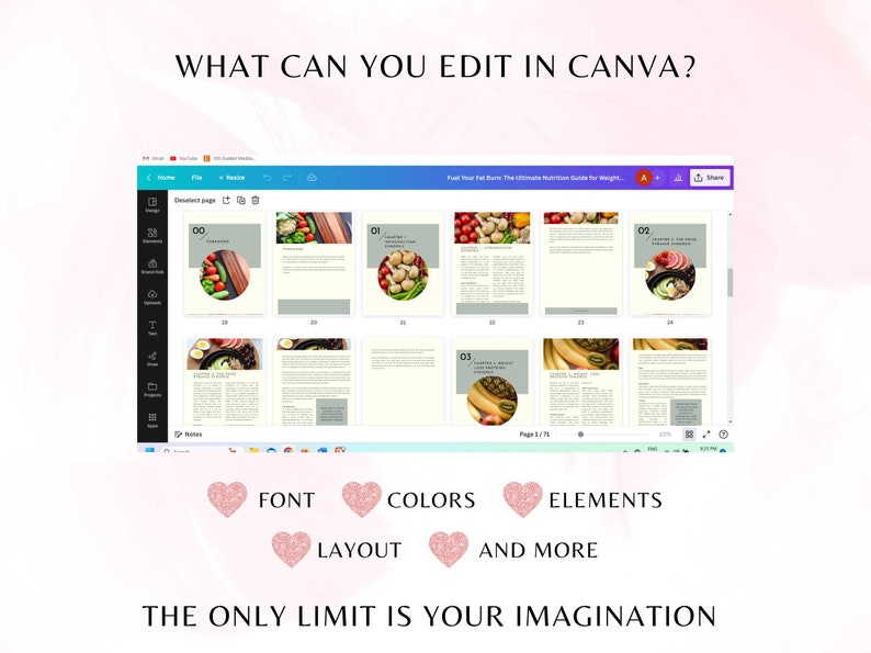 PLR Weight Loss Coaching Program: Ebook & Workbook Canva Template image 8