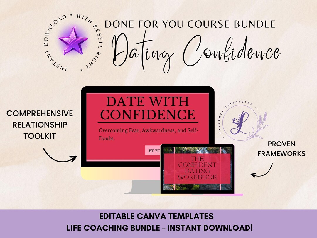 Life Coach Program Designs PLR Life Coaching Program: Done-for-you Dating Confidence Bundle ...
