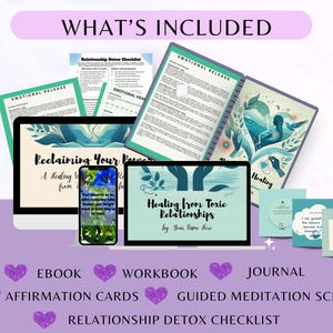 lead magnet workbook, journal with prompts, digital done for you, mental health bundle, Positive Affirmation, Personal Development, life coaching tools, toxic relationship, plr ebook  resources, canva course creator, therapist counsellor