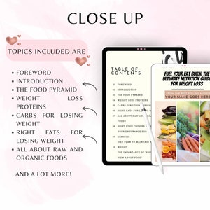 PLR Weight Loss Coaching Program: Ebook & Workbook Canva Template image 3