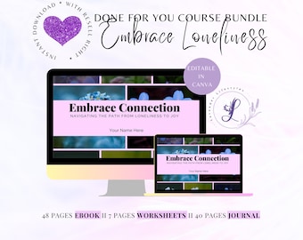 Loneliness Ebook: Done-For-You Coaching Program (Canva Template)