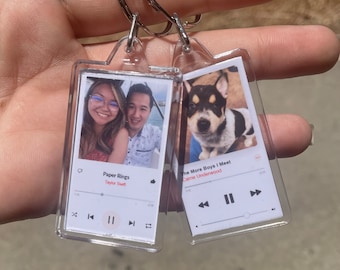 Customizable Music Keychain