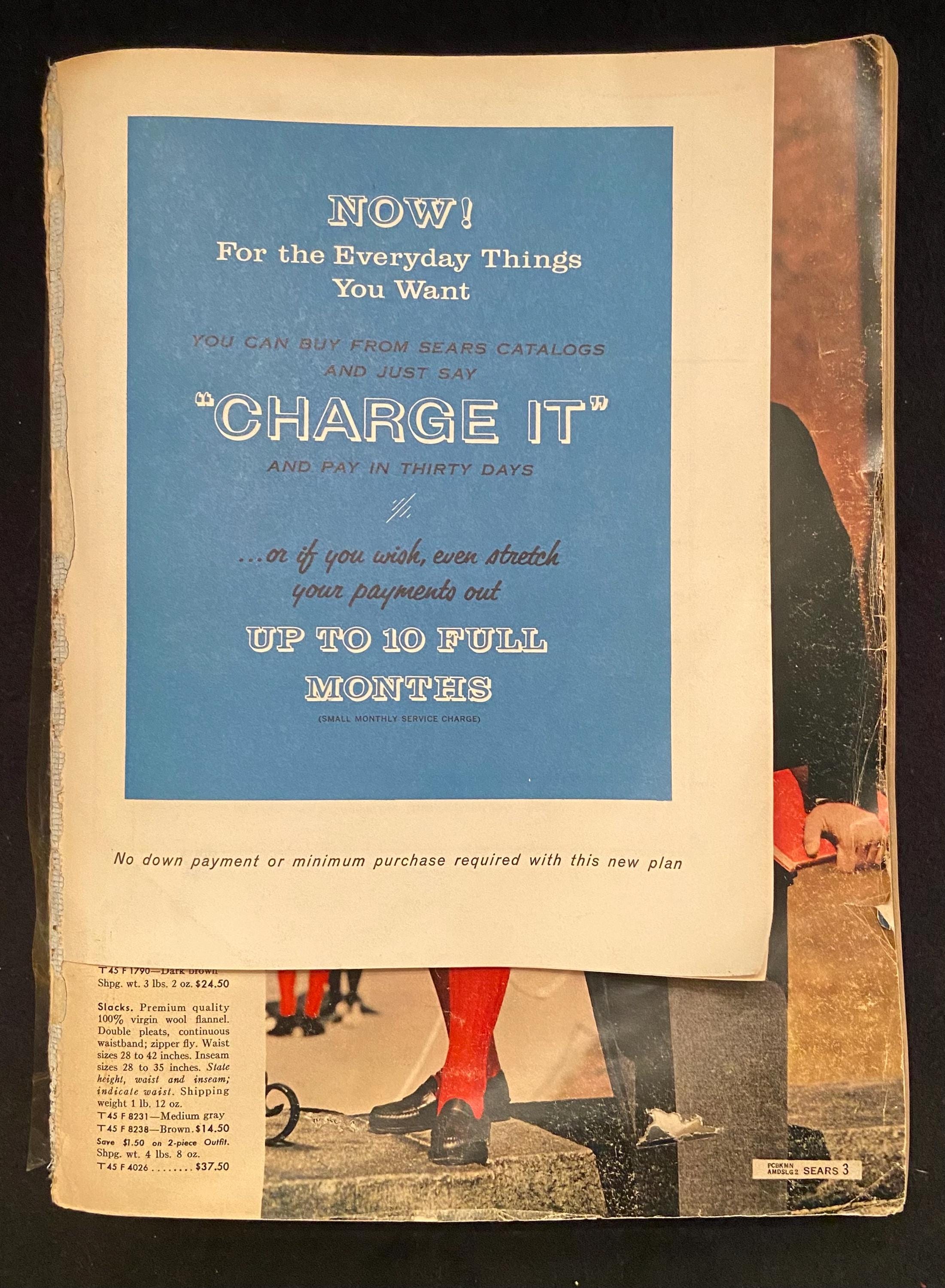 Vintage 1959 Sears Catalogmemphis, Tennessee Catalog Distribution