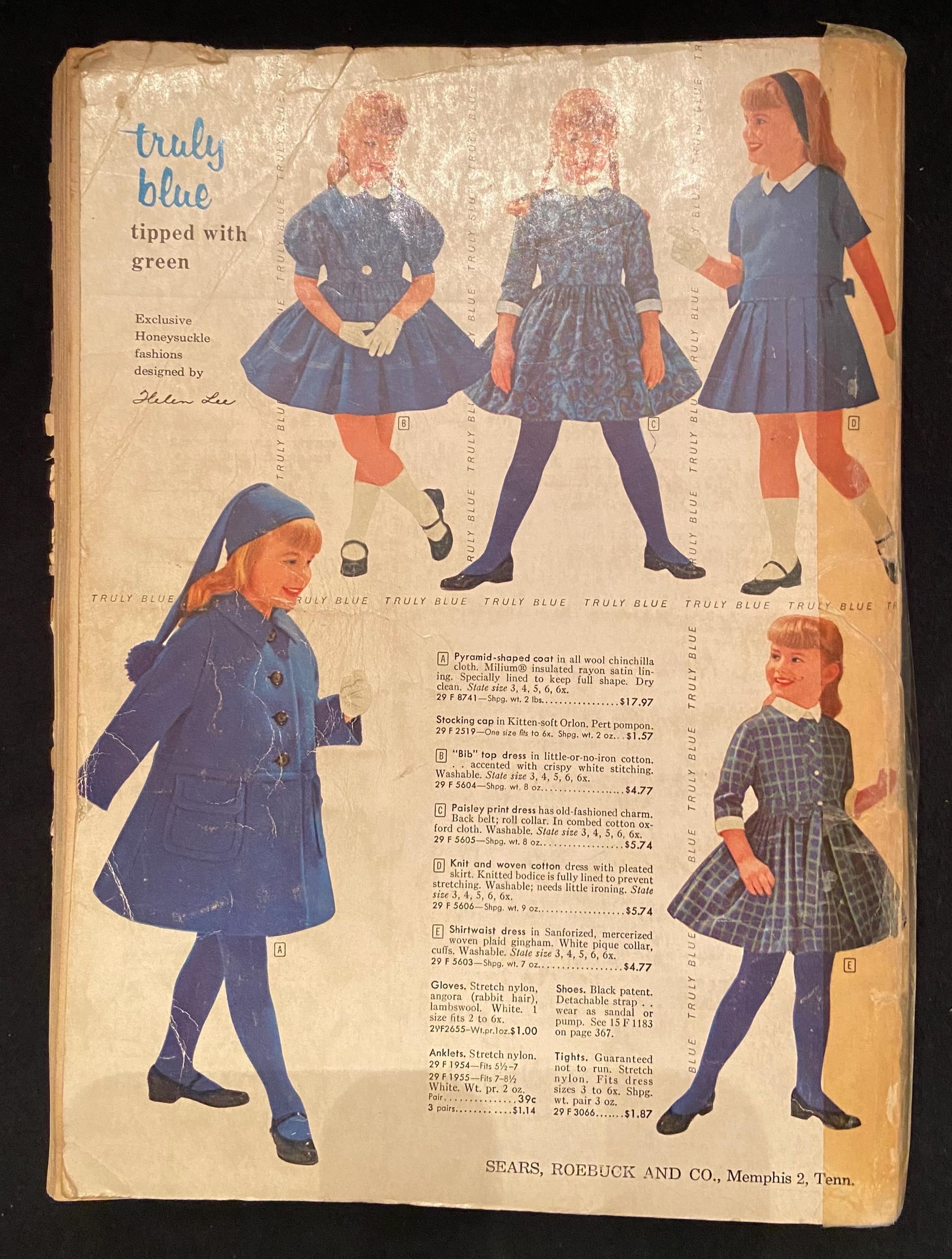 Vintage 1959 Sears Catalogmemphis, Tennessee Catalog Distribution