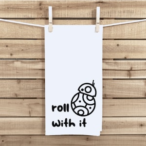 BB-8 Star Wars Tea Towel Dish Towel Kitchen Towel Roll With It