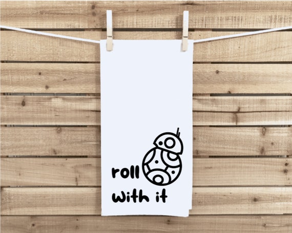 BB-8 Star Wars Tea Towel Dish Towel Kitchen Towel Roll With It