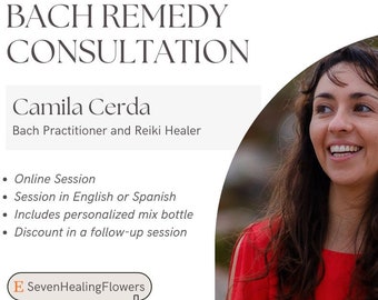 Bach Flower Remedy Consultation: Personalized Essence Blend (30ml)
