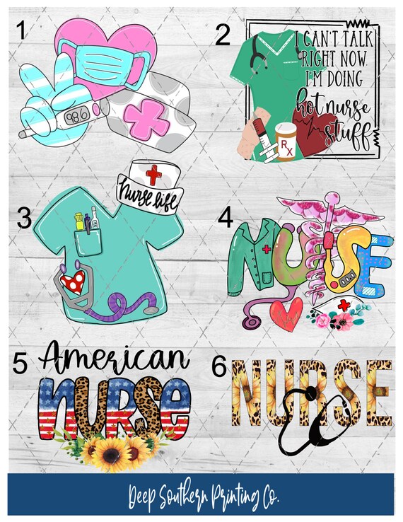 Nurse Waterslide Decal Sheet 1 Etsy