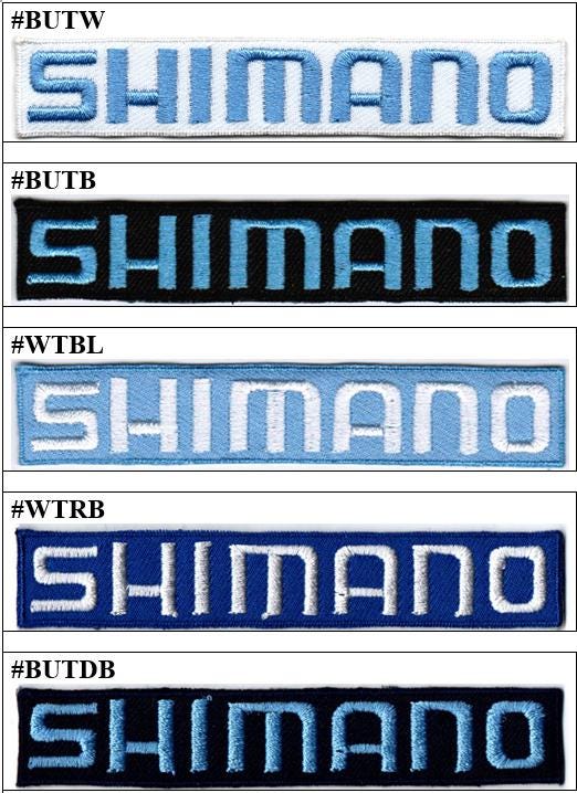 Shimano Fishing Badge Iron On Embroidered Patch