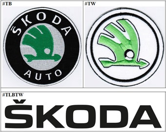 Skoda Motor Company Automaker Car Racing Badge Iron On Embroidered Patch