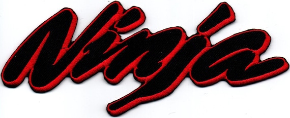 Kawasaki Ninja ZX-6R Motorcycle Bike Racing Badge Iron on