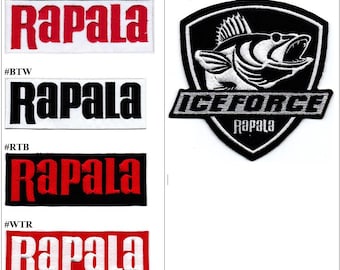 Rapala Fishing Ice Force Badge Iron On Embroidered Patch
