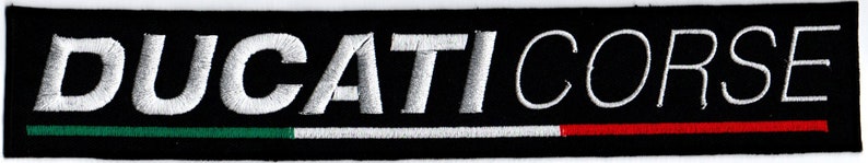 Ducati Corse Patch Sticker Applique Insigne à Coudre Rocker Biker 9,5cm - Foto 3