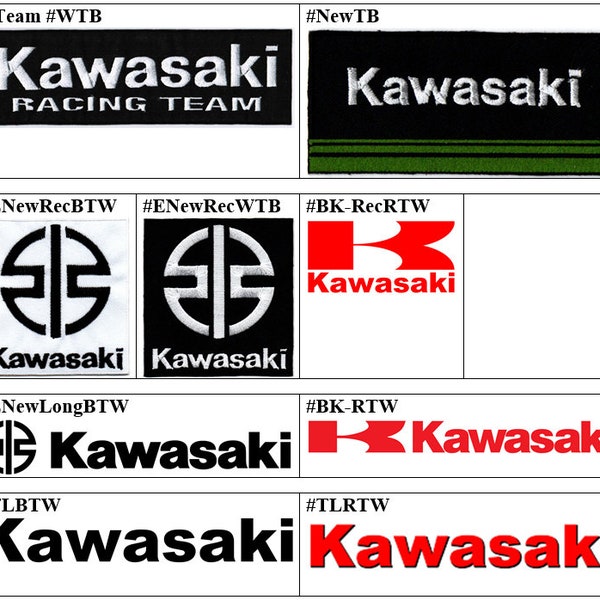 Kawasaki Iron On Etsy