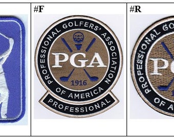 PGA Professional Golfer Association America Golf Tour PGA Badge Iron On Embroidered Patch