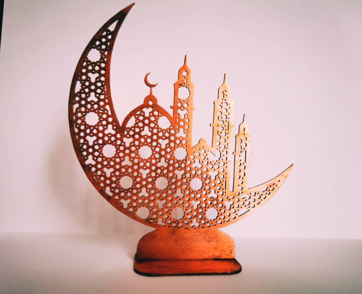 lune Islamique En Cuivre