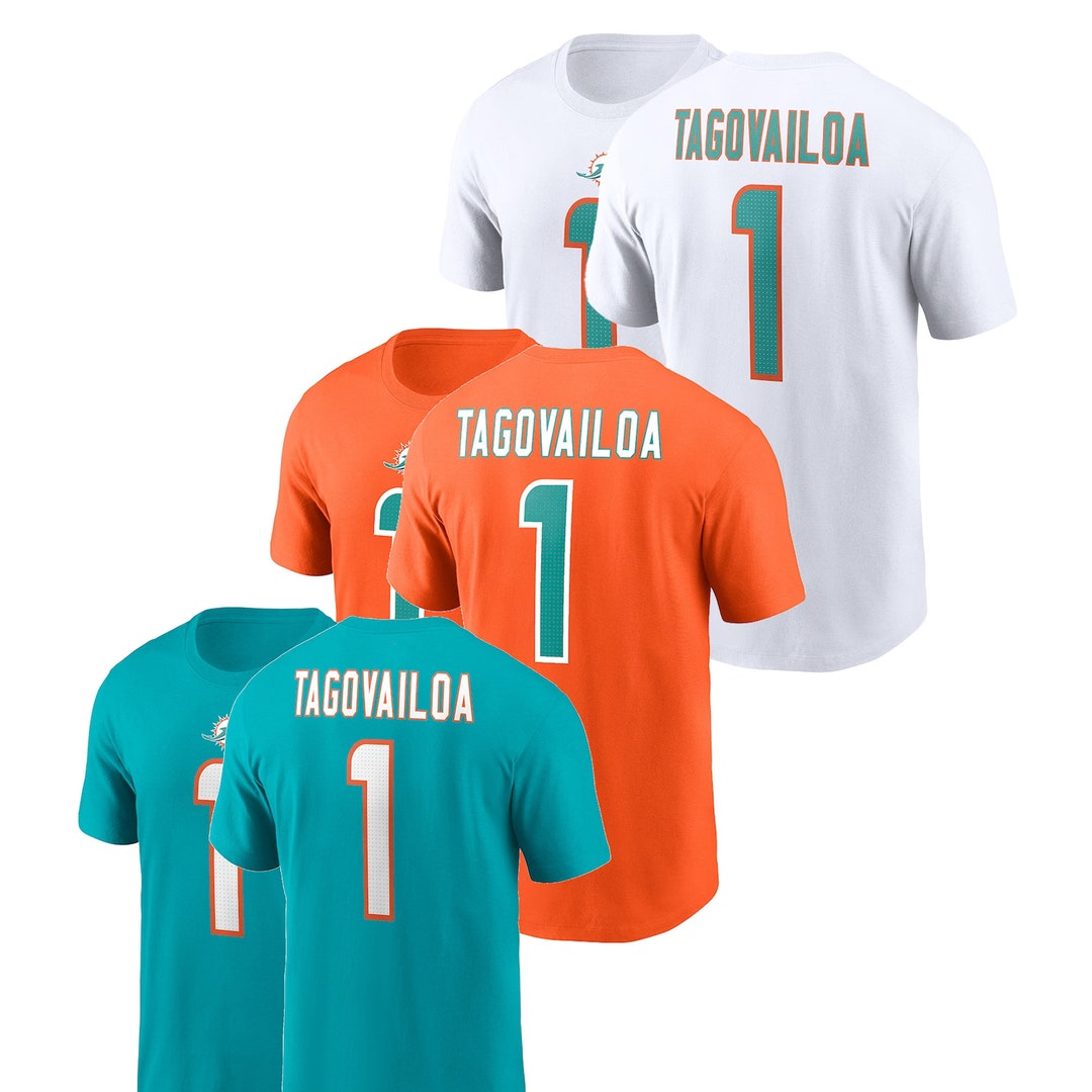Toddler to Adult Miami Football Player 1 Tshirt Tagovailoa Etsy