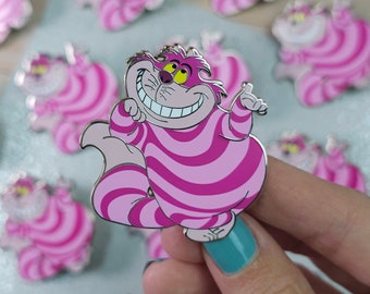 Mischievous Cheshire Cat, Hard Enamel Pin