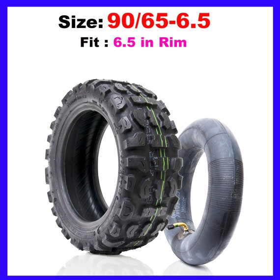 90/65-6.5 Tube Tire Off-road Pneumatic Tubeless Inner Tube Fit Electric  Scooter With 6.5 in Rim 100/50-6.5 110/65-6.5 