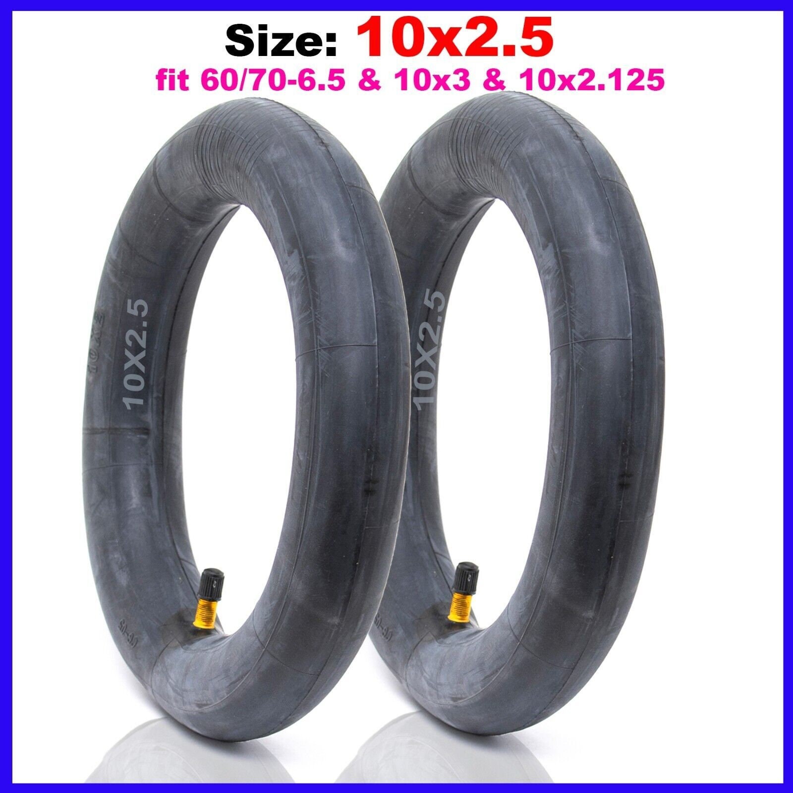 Solid Tire 10x2.70-6.5 & 70/65-6.5 fit H5 Joyor 8 Hiboy Emove
