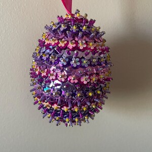 Sequined egg
