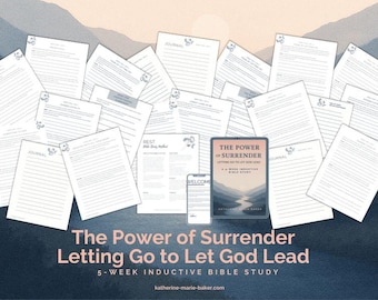 The Power of Surrender: 5-Week Inductive Bible Study (PDF Download)