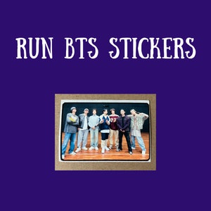 Run BTS Stickers