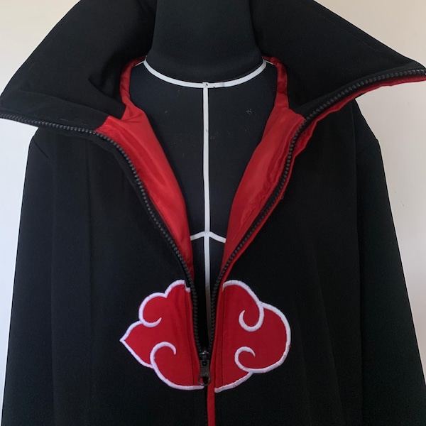 Veste quotidienne inspirée de l’organisation Red Cloud Ninja - Manga japonais