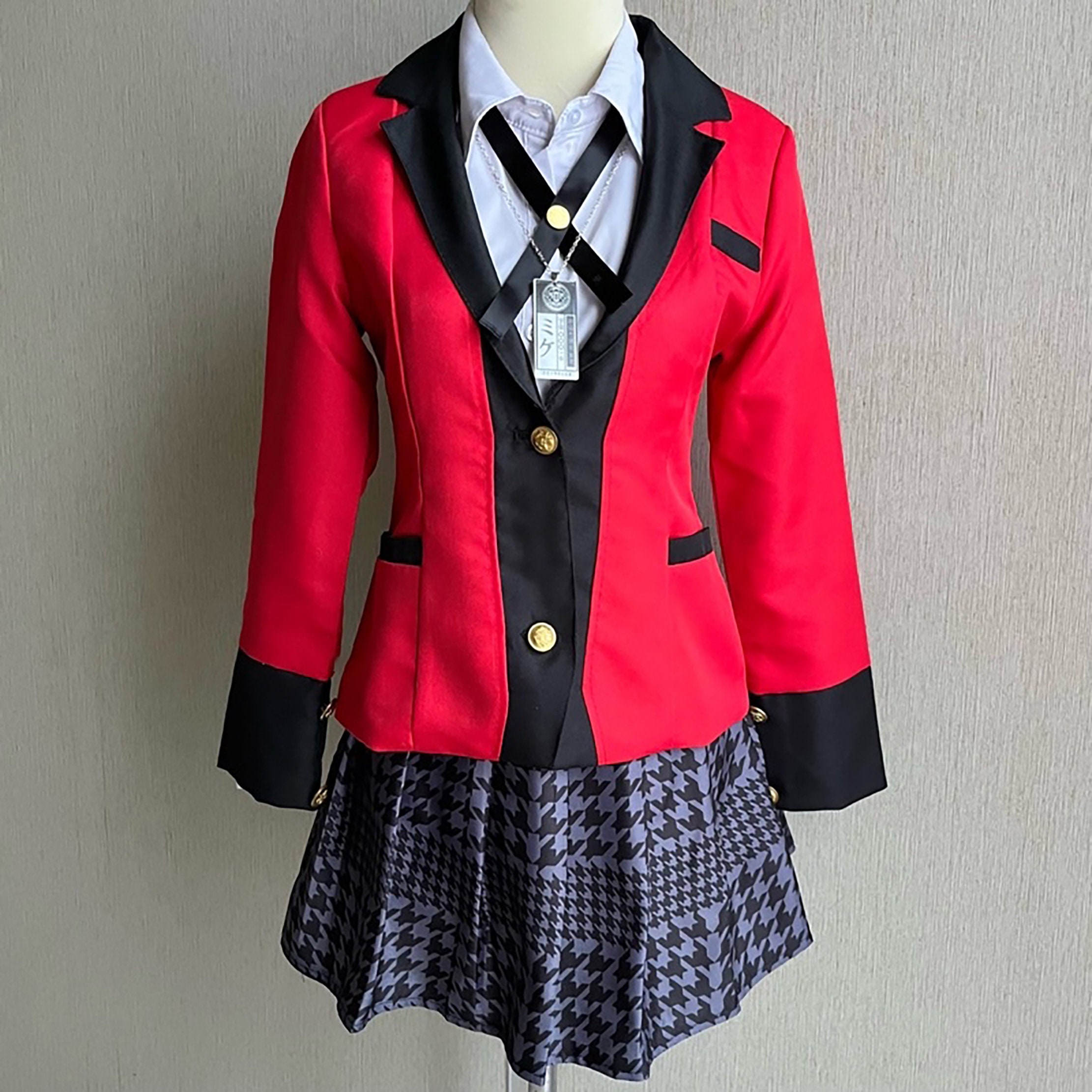 Uwowo Anime Kakegurui Costume Jabami Yumeko Halloween Cosplay