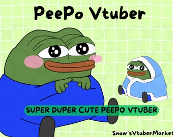 Kawaii Animated Frog GIF Twitch Discord PNGtuber, Vtuber, Emote for Stream