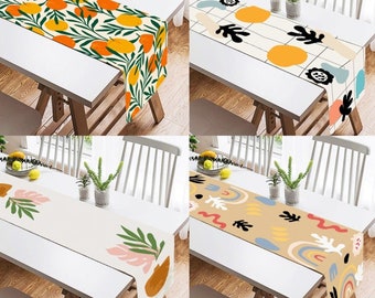 Boho Home Table Runner, Minimalist Home Design Table Cloths, Kitchen Decoration Table Cover