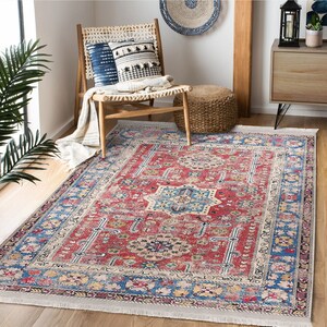 Vintage Decorative Area Rug, Classic Living Room Traditional Area Rug ...