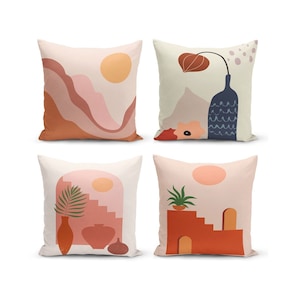 Fundas de cojín lindas minimalistas, fundas de almohada para sala de estar, almohada de uso diario, funda de almohada para decoración del hogar, almohadas decorativas