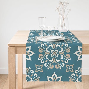 Modern Home Motifs Runner, Kitchen Table Design Linens, Home Gift Table Cloths, Living Room Decoration Textiles