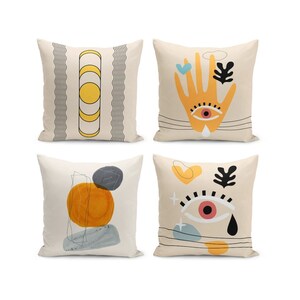 Abstract Eye Pillow Cover, Eyes Cushion Cover Home Decoration, Living Room Throw Pillow, Pillow Case Decoration
